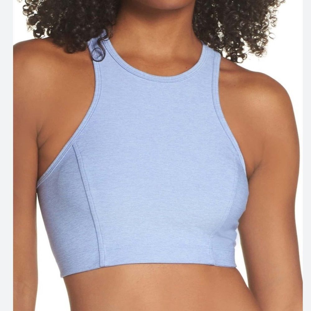 Outdoor Voices Sky Blue Athletic Crop Top sports bra small